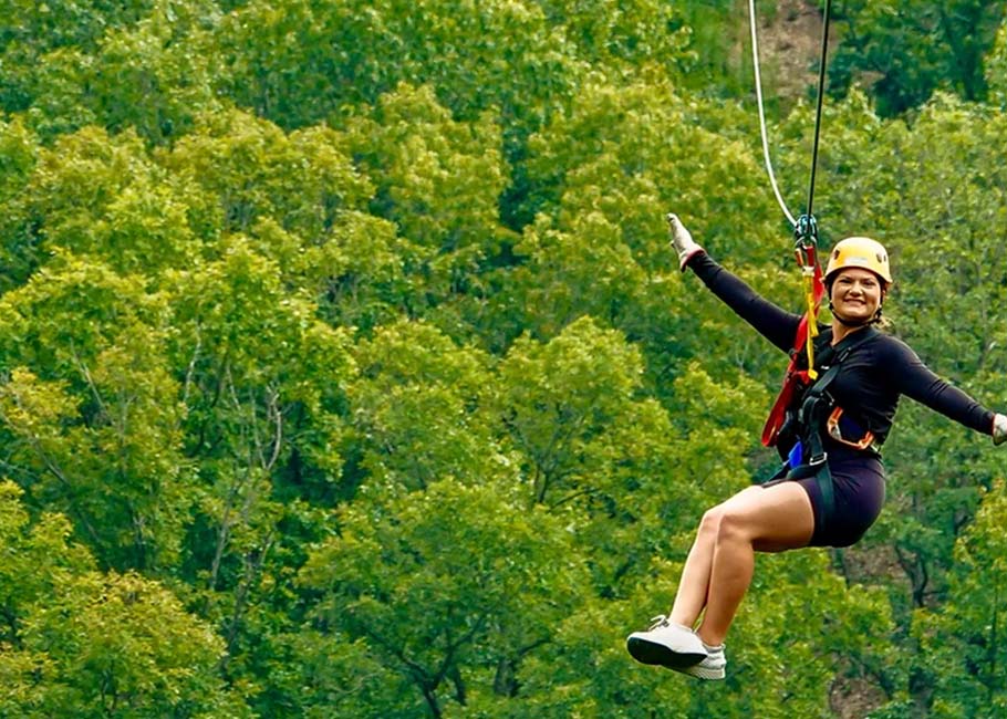 Ziplining in Eureka Springs